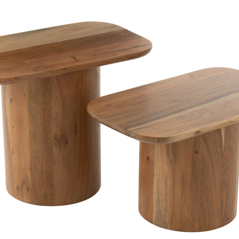 Set aus 2 Beistelltischen