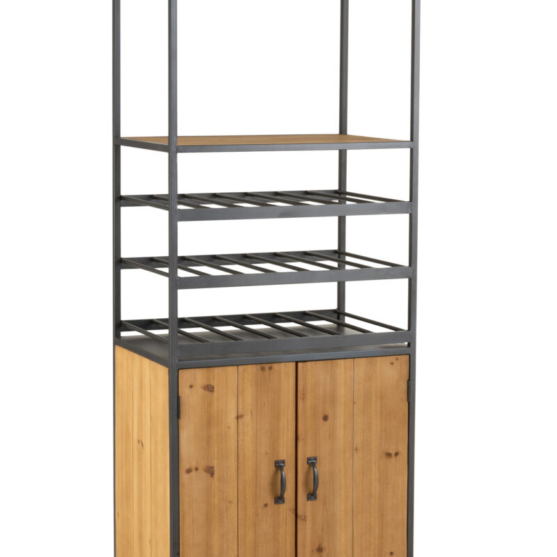 Schrank für Weinflaschen + Gläser