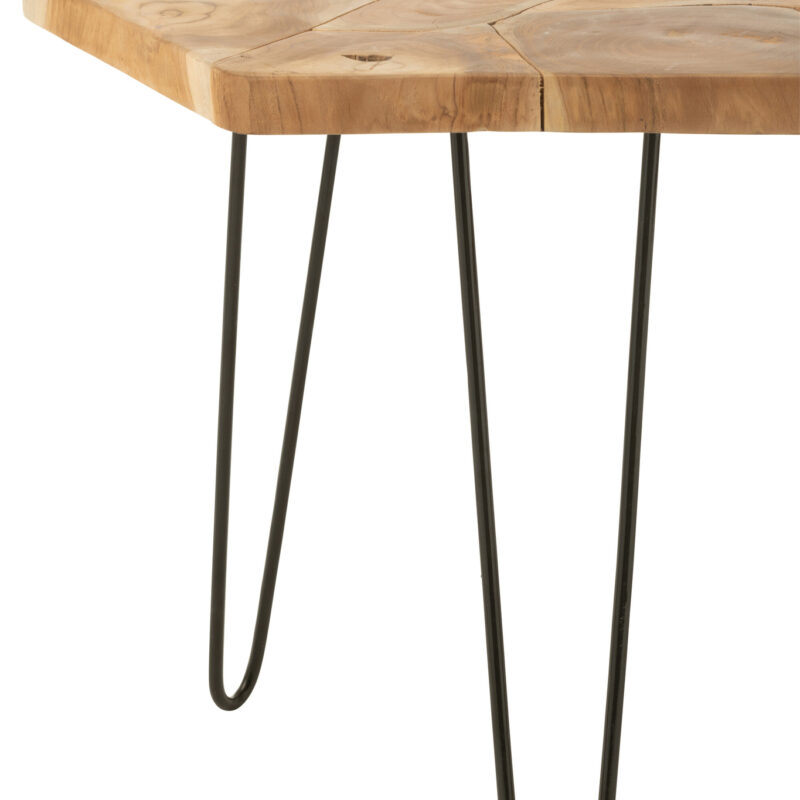 Set aus 2 Beistelltischen Sechseck