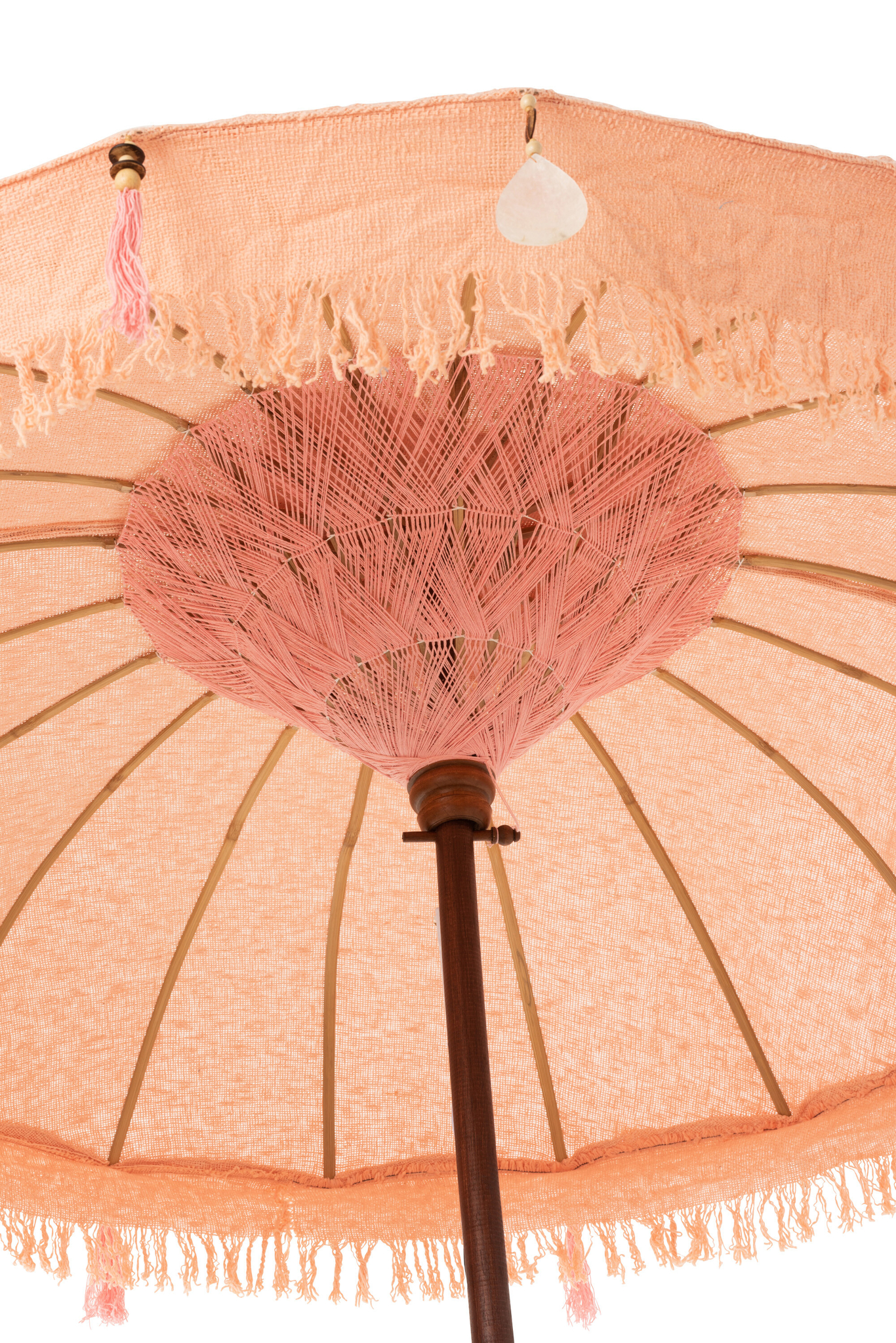 Sonnenschirm Quasten/Muscheln Groß – Bild 8