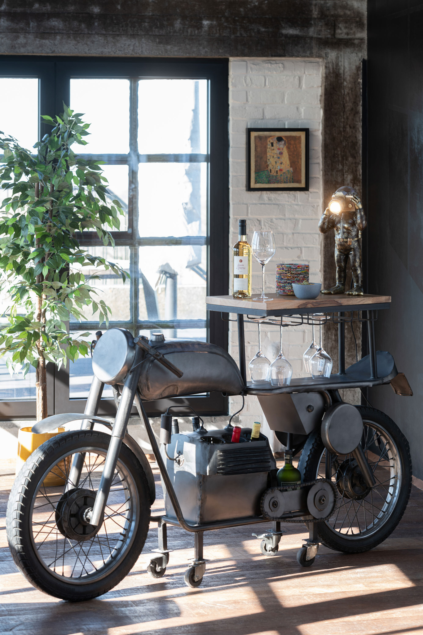 Bar Motorrad 12 Gläser 6 Flaschen – Bild 9